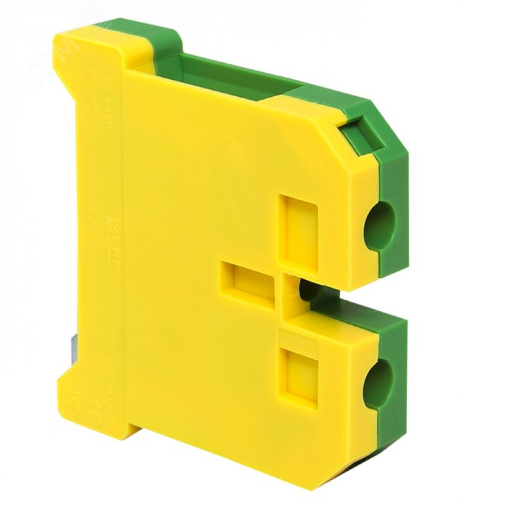 Изображение товара Клеммная колодка ЕК-16/80 JXB земля для электромонтажа, винтовое соединение