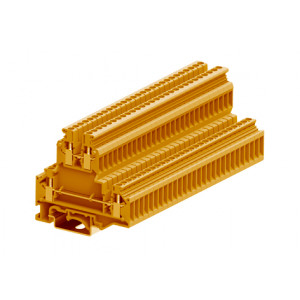 Этажная клемма 305922, Этажная клемма, 2 этажа, тип фиксации провода: винтовой, номинальное сечение: 4 мм кв., 32A, 500V, ширина: 6,2 мм, цвет: синий, тип монтажа: DIN35