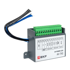 Коммуникационный блок ModBus RTU для ETU x.2 AV POWER-1/2/4 EKF AVERES mccb-124-modbus-av