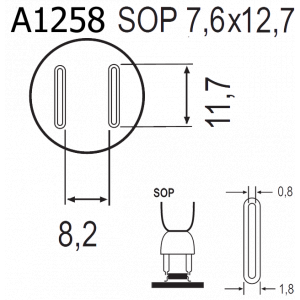 QUICK A1258, Насадка для термофена в паяльных станциях серий Quick 850, Quick 855, Quick 857, Quick 861, Quick 990