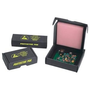 37051, Продукты для антистатического контроля CIRCUIT BRD SHIPPER W/FOAM 4X4X2.125"