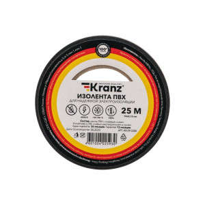 Изолента ПВХ 0.13х19мм 25м черн. KR-09-2206