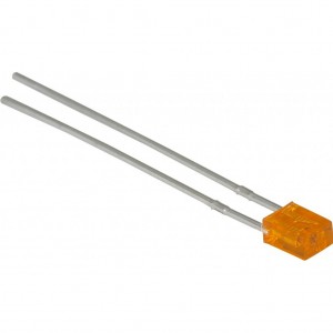 L-914ET, Светодиод 2х3мм/оранжевый/588нм/2-5мкд/прозрачный оранжевый/90°