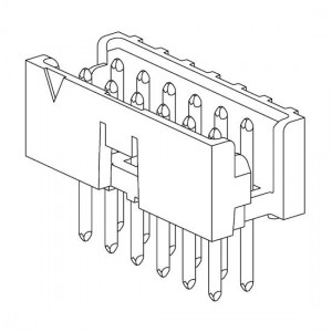 159120-6002, Проводные клеммы и зажимы 20P VERTICAL HEADER THRU-HOLE, Au