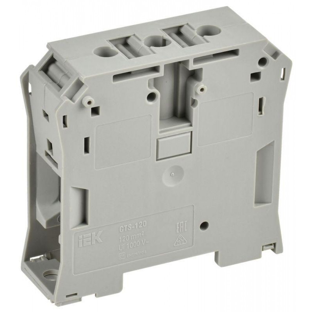 Изображение товара Клеммная колодка CTS 120мм2 серая YCT10-00-K03-120 для электромонтажа