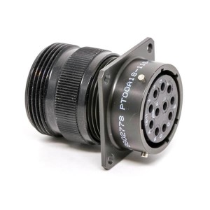 PT00A18-11S-027, Круговой мил / технические характеристики соединителя PT 11C 11#16 SKT RECP