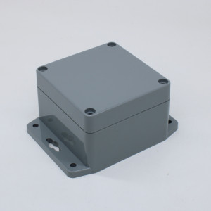 G366MF, Герметичный корпус из прочного ABS пластика с фланцем, IP65, темно-серый