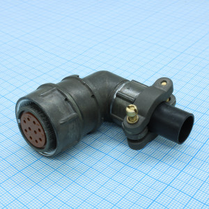 2РМТ22КУН10Г1В1В, Соединитель  цилиндрический низкочастотный негерметичный