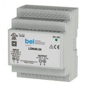 LDN40-24, Блок питания для DIN-рейки 40W 24VDC 2A DIN Rail PS