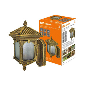 Светильник садово-парковый "Самурай" 60 Вт, вверх, шагрень/бронза, Е27, SQ0330-0077