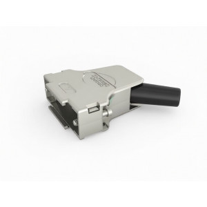 DS1047-02-37M2BX-X, Кожух для D-SUB разьема 37 контактов угловой, металлический