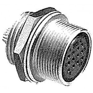 HR25-7TR-8PA(73), Стандартный цилиндрический соединитель 8P MALE RECEP SZ 7