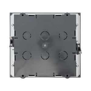 Лючок напольный с изменяемой глубиной C-Line 12 (с вертикально расположенной приборной рамкой) EKF cl-ln-k-12-1