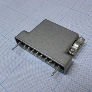 РП10-15 ЛУ вилка с/к, Соединитель  низкочастотный, прямоугольный, внутреннего монтажа