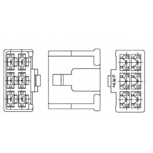 174204-1, Клеммы 250 FASTON PLUG 6P