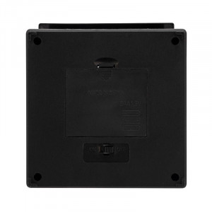 Декоративный фонарь 11х11х22,5 см, черный корпус, цвет свечения RGB с эффектом мерцания 513-064