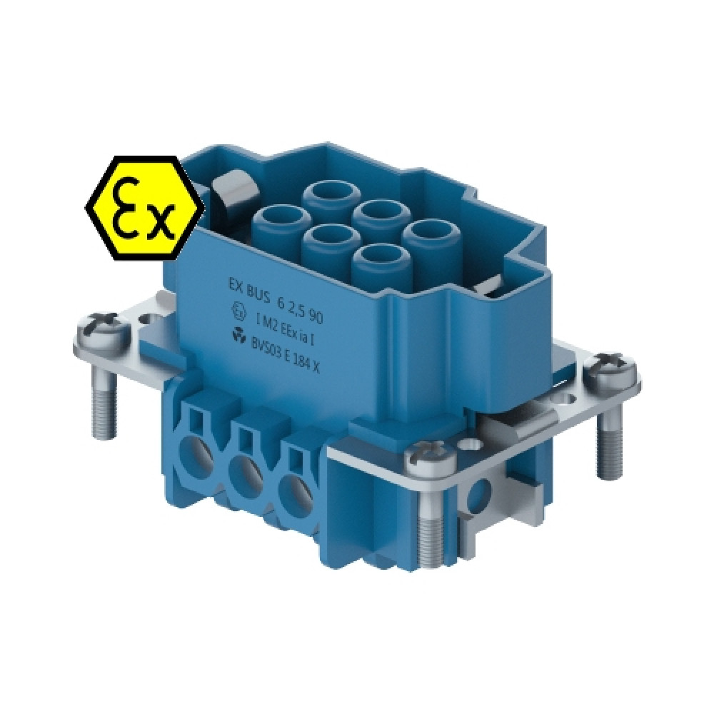 Изображение товара Контактная вставка взрывозащищенная Size 6 Wieland Electric GmbH 72.300.0653.9