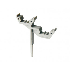 Держатель маркировки UJ5 4-2, Держатель маркировки, 2 слота для шильдиков, для клемм 1,5 мм кв., цвет: серый тип монтажа: в гнездо для перемычек