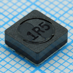 SRR6028-1R5Y, Индуктивность SMD силовая экранированная проволочная 1.5мкГн 30% 100кГц 8Q-Фактор феррит 3.4A 14мОм по постоянному току лента на катушке