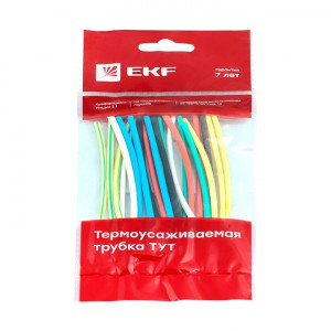 Набор трубок термоусадочных ТУТ нг тонкостен. 2/1 (7 цветов по 3шт 100мм) tut-n-2