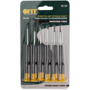 Отвертки для точных работ 120 мм, 6 шт, PH/SL 56140