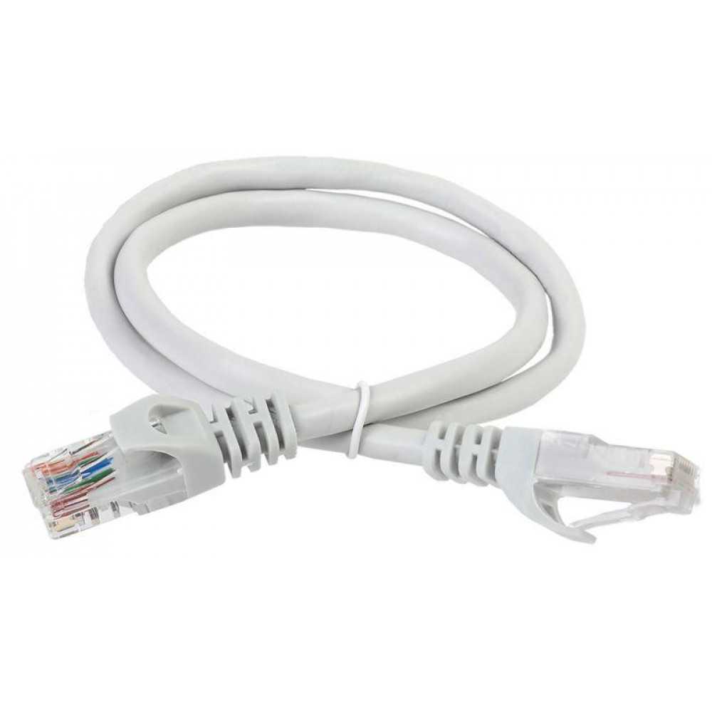 Изображение товара Коммутационный шнур кат.5Е UTP, 3м серый ITK PC01-C5EUL-3M