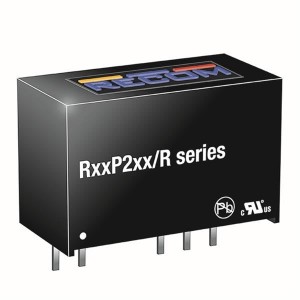 R12P23.3D/P/R6.4, Преобразователи постоянного тока в постоянный с изоляцией 2W DC/DC 6.4kV UNREG 12Vin +/-3.3Vout