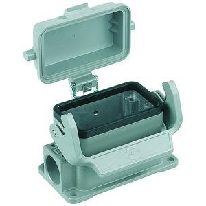 19300101255, Сверхмощные разъемы питания SURFACE MOUNTING HSG HAN 10B 1 SIDE ENTRY