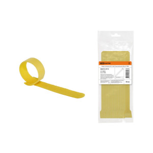 Хомут-липучка ХЛ 16х310 мм желтый (20 шт) SQ0515-0719