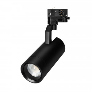 Светильник LGD-GELIOS-TUNE-4TR-R80-20W Day4000-MIX (BK, 20-60 deg) 039156, Светильник подвесной для треков/шин 4 провода, 20Вт. Цвет свечения меняется в диапазоне 3000К-6000К (возможность изменения цветовой температуры при помощи диммера DALI), световой поток 1500 лм, 74 лм/Вт, регулируемый угол 20-60°, CRI>90. Корпус круглый