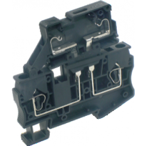 Предохранительная клемма UJ5-4RD(6.3X32), Предохранительная клемма, тип предохранителя: 6,3x32, тип фиксации провода: пружинный, номинальное сечение: 4 мм кв., до 10A, 500V, ширина: 8,2 мм, цвет: черный, тип монтажа: DIN35