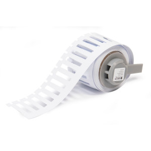 brd312057, M6-12x4.4-7696-WT жесткие вставки для контейнеров Durasleeve, материал B-7696, винил, белый, размер 12х4.4 мм, 250 шт. упак.