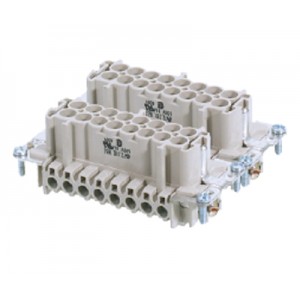 Вилочная контактная вставка 72.310.3253.0, Вилочная контактная вставка, винтовая фиксация, 32 полюса + PE, типоразмер 32B, 690V, 16A, сечение обслуживаемых проводников 0,5-2,5 мм кв, тип покрытия контактов: олово