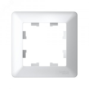 ATLASDESIGN AIR 1-постовая РАМКА, БЕЛЫЙ/дымчатый белый ATN220101