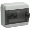 Корпус пластиковый КМПн-8 IP65 черн. прозр. дверь TEKFOR TF5-KP72-N-08-65-K03-K02