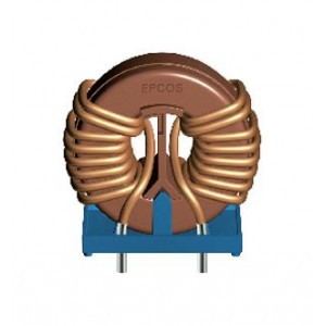 B82726E6243A041, Дроссель силовой с кольцевым ферритовым сердечником (с токовой компенс.) 2х1mH,  24А, 2.3мОм, 600VAC/1000VDC, 48x26мм, вертикального исполнения