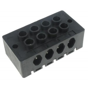 14004-4, Клеммные колодки с изолирующими перегородками 4P 600V 90A Barrier Terminal Block
