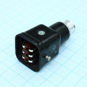 РШАВКП-6-1-0, Соединитель  низкочастотный, прямоугольный, внутреннего монтажа