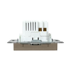 Механизм розетки USB-C - 2шт, шампань Эпика EKF UP1-SOC-2USBC