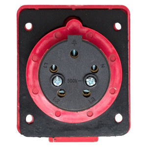 Розетка скрыт. уст. 16А 380В 3P+РЕ+N IP44 (415) ps-415-16-380