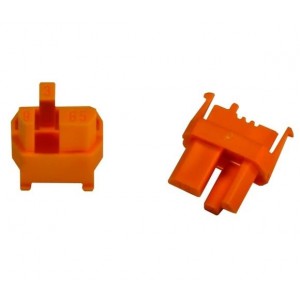 17790000020, Жесткие метрические разъемы CODE KEY FEM PASTEL ORANGE