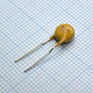 LVR008NK, Самовосстанавливающийся предохранитель PTC 0.08A(hold) 0.19A(trip) 240VDC/240VAC 0.9W 10s 7.4Ohm Radial 7.2 X 4.6mm формованные выводы