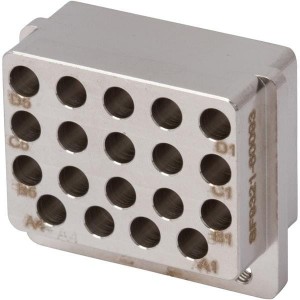 SF9321-60093, РЧ соединители / Коаксиальные соединители VITA 67.3 BACKPLANE MODULE C, 19 PORT