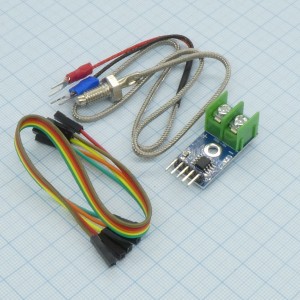 B14-Датчик температуры MAX6675, с термопарой(3-5,5V) (-20C+85C)