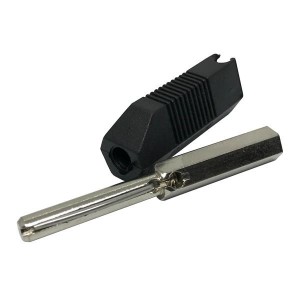 553-0100, Соединители RCA  4mm PLUG BLACK