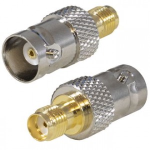 BNCF-SMAF, Разъем высокочастотный, переходник BNC гнездо - SMA гнездо