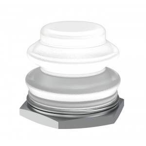 X200.801.08 M12 CLEAR COVER+PLATED NUT