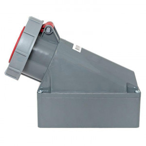 Розетка стационарная наружная 1352 3Р+РЕ+N 63А 380В IP67 PROxima ps-1352-63-380