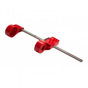 gwrFL02, Блокиратор фланцевых соединений средний, алюминиевый сплав и сталь, диаметр шпильки – 23-32 мм, цвет – красный, 1 шт/упак