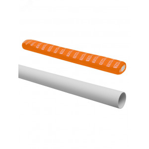 Труба гладкая жесткая ПВХ d 20 (156 м) длина 3 м, серая SQ0404-0002